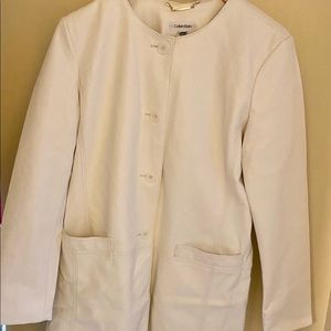 Calvin Klein faux leather jacket